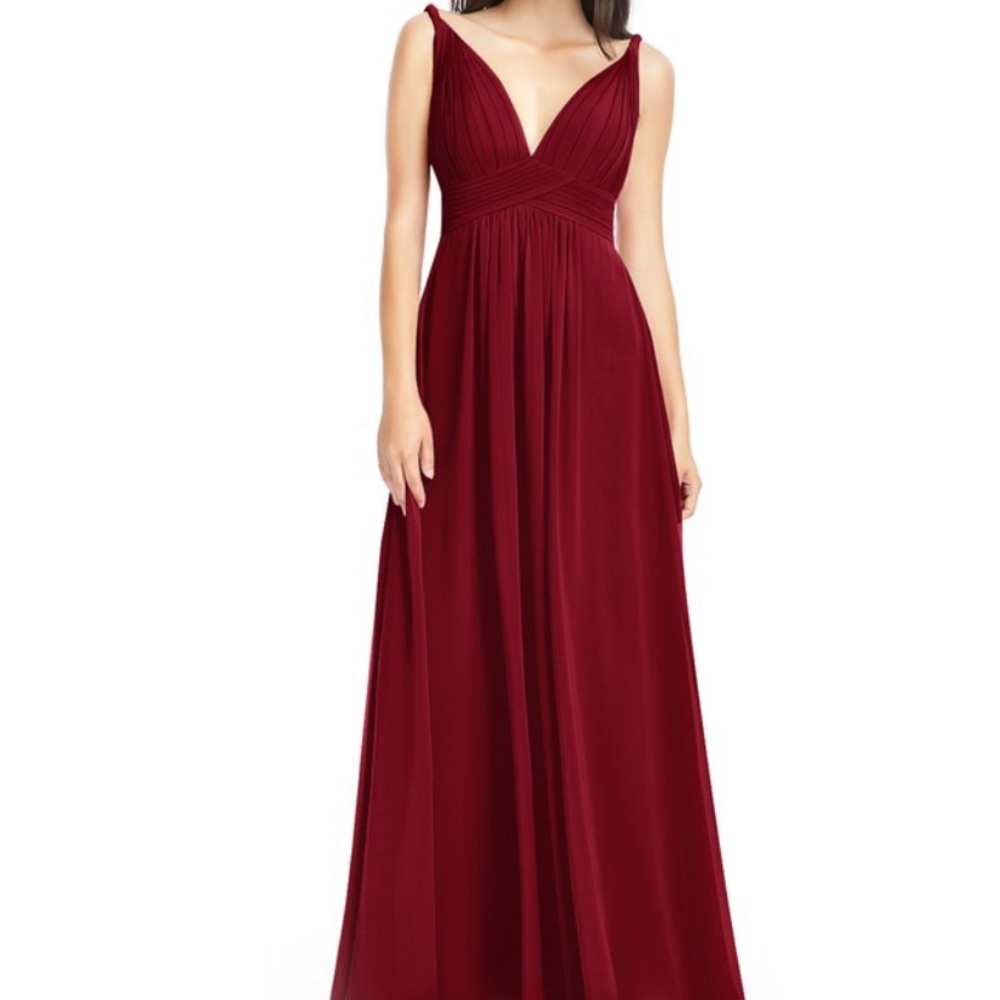 Azazie maren Burgundy dress
